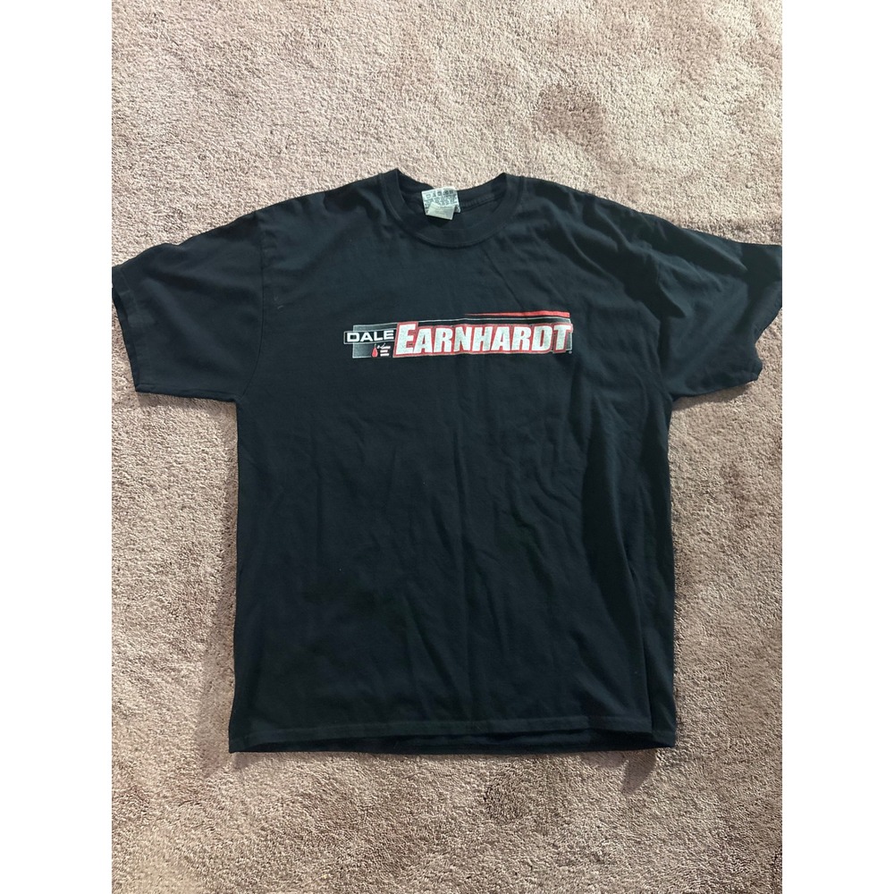 Vintage Dale Earnhardt NASCAR T-Shirt Winners Circle Black XL Goodwrench 3 Car